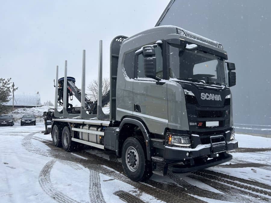 Лесовоз Scania R500 с КМУ Jonsered (8) Лесовоз Scania R500 с КМУ Jonsered (11)