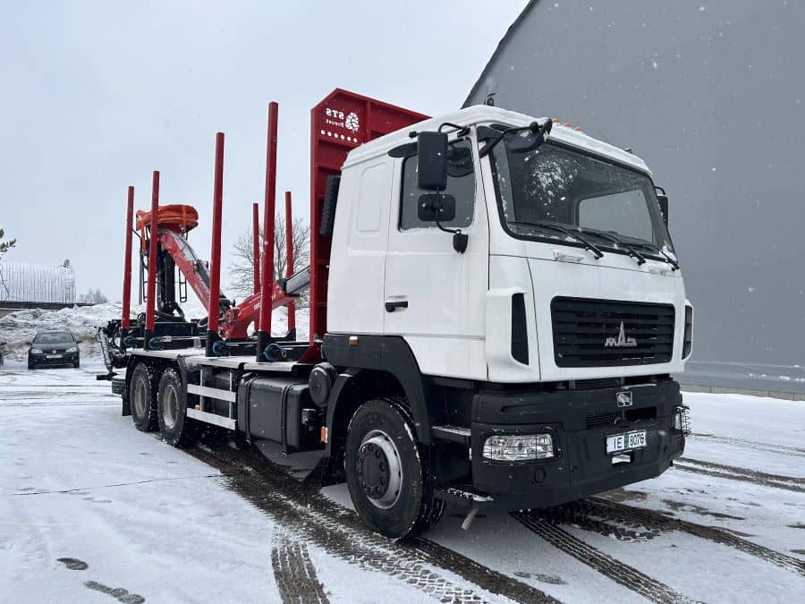 Лесовоз МАЗ 631228 6x4 с манипулятором ВМ 1086 (2) Лесовоз МАЗ 631228 6x4 с манипулятором ВМ 1086 (2)