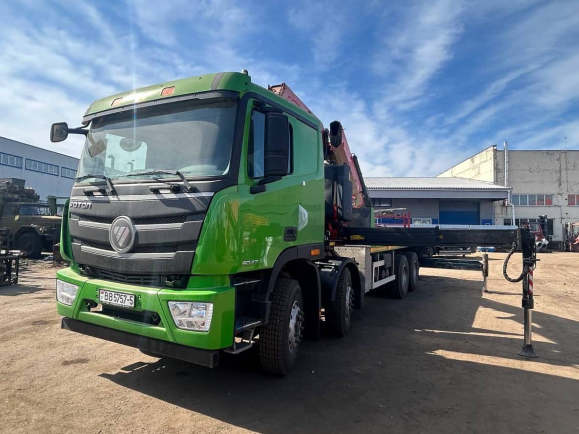 Переоборудование самосвала в манипулятор с КМУ Fassi F455 (22)