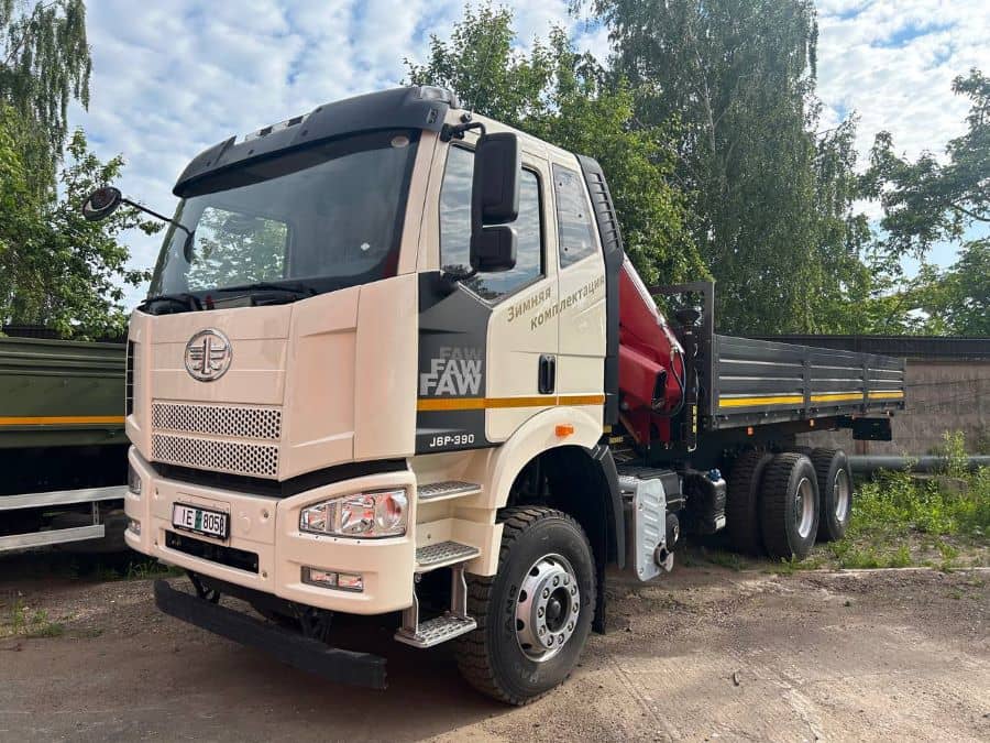 Бортовой FAW 4х2 с КМУ Чайка (3) Бортовой FAW 4х2 с КМУ Чайка (3)